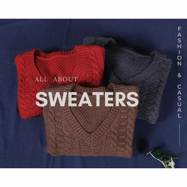 Warm & Casual:The most popular sweaters in  autumn are here!