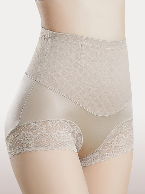 2 pezzi da donna Artsy vita alta pizzo giuntato biancheria intima