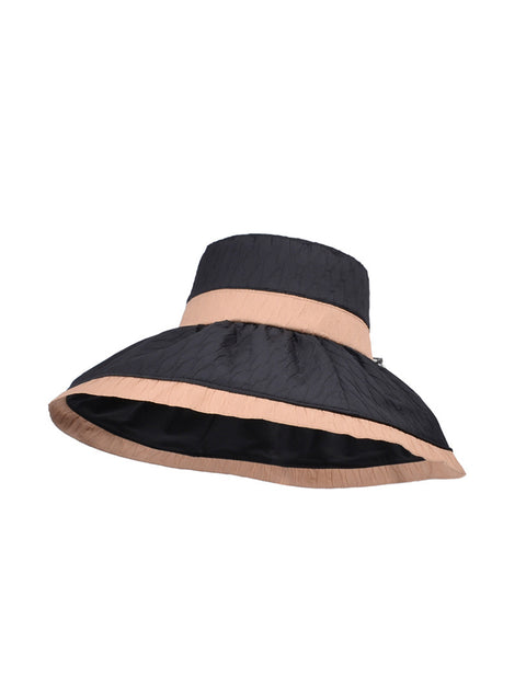 Women Summer Colorblock Sunproof Sun Hat