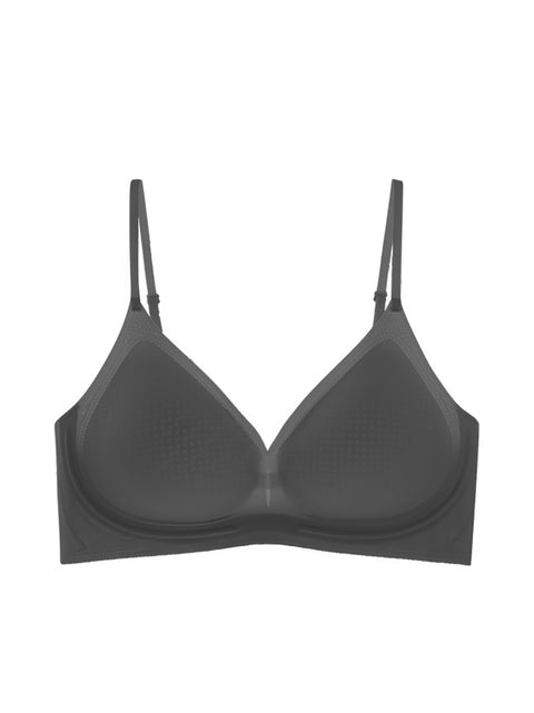 Reggiseno push-up casual da donna in tinta unita