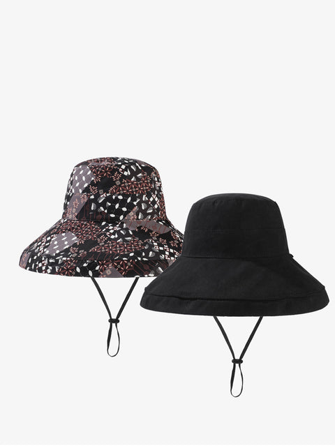 Cappello casual da donna anti-sole con doppia faccia