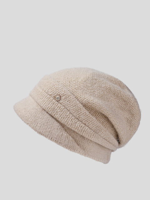 Cappello caldo invernale casual lavorato a maglia da donna