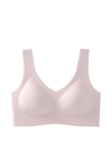 Reggiseno a coppa fissa senza cuciture casual da donna