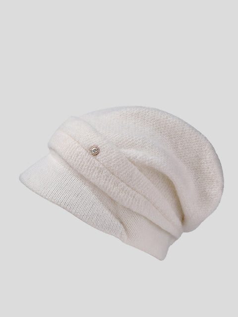 Cappello caldo invernale casual lavorato a maglia da donna