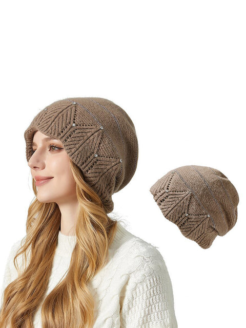 Winter Artsy Soft Warm Rabbit Hair Knit Hat