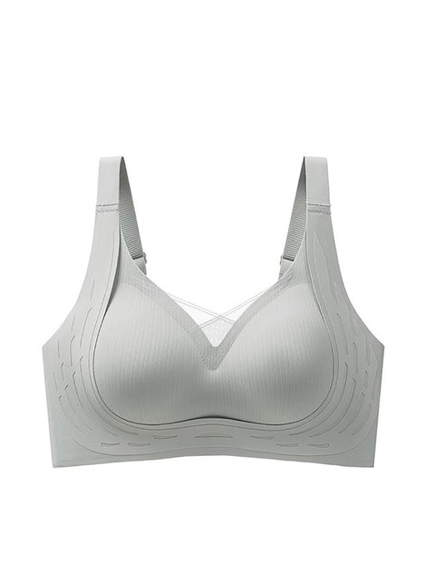 Reggiseno a coppa fissa senza cuciture casual da donna