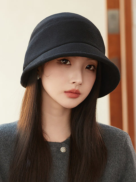 Women Winter Casual Solid Warm Hat