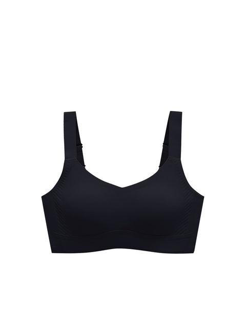 Donna Inverno Casual Scollo a V Caldo con Reggiseno Imbottito Base