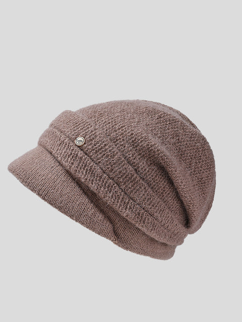 Cappello caldo invernale casual lavorato a maglia da donna