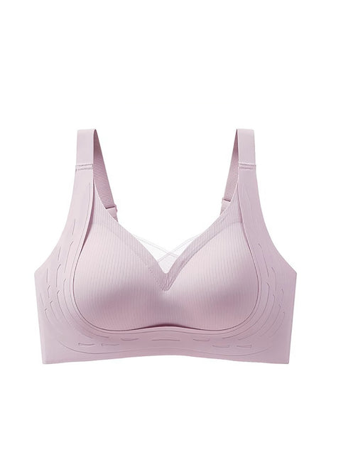 Reggiseno a coppa fissa senza cuciture casual da donna