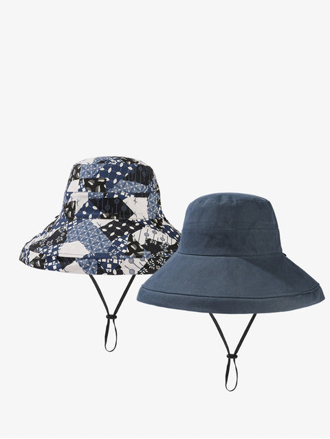 Cappello casual da donna anti-sole con doppia faccia