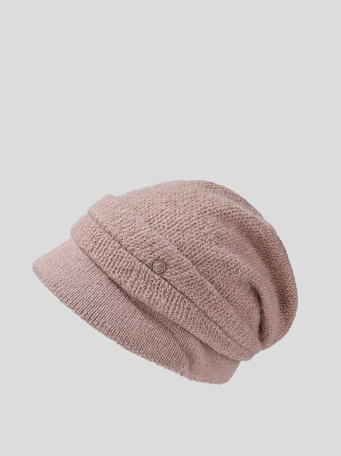 Cappello caldo invernale casual lavorato a maglia da donna