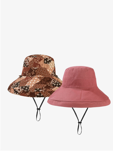 Cappello casual da donna anti-sole con doppia faccia