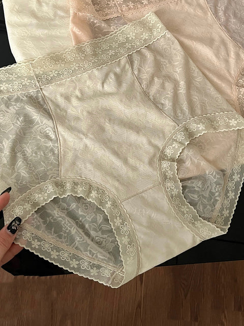 2 pezzi da donna estate pizzo sottile vita alta biancheria intima