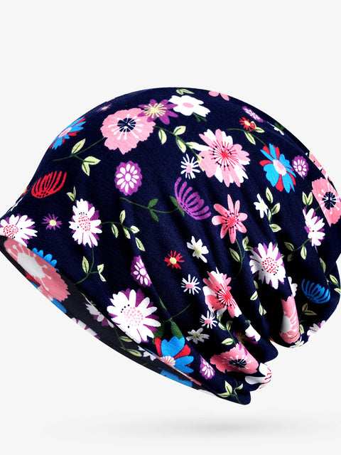 Cappello con stampe floreali per adulti da donna sottile primaverile