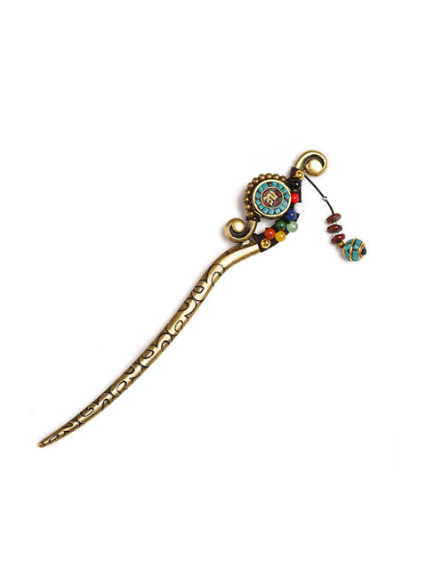 （2 pezzi)） Elegante Pendant Hairpin